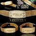 Gold Mesh Poker Champion Bracelet
