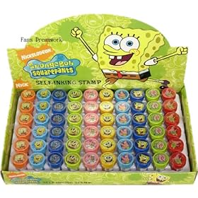 Nickelodeon Spongebob Squarepants Stamp Art Set x 10 pcs