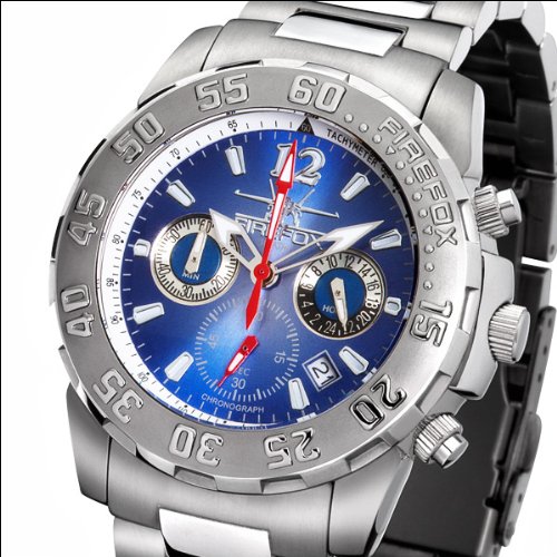FIREFOX Herrenuhr TRAVELER Chronograph FFS30-103 blau