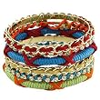 Multi Color with Rhinestones Stackable Bangle Bracelet Fashion Jewelry