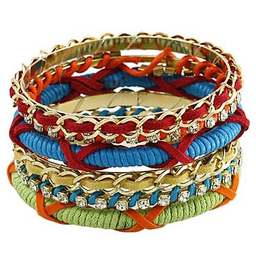 Multi Color with Rhinestones