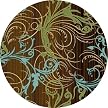 Lindau Rug - Italian Walnut (7'7" Round)