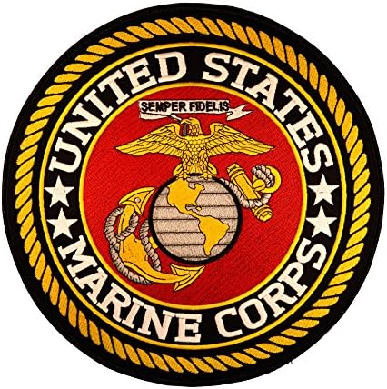 Unites States Marine Corps Seal Large Embroidered Back Patch 10 inch PTMarines