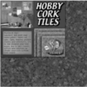Childrens Toyshop  Toys : Board Dudes 12"x12" Dark Cork Tiles - 4 Pack (82UA-12)