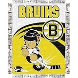 NHL Baby Triple Woven Jacquard Throw - Boston Bruins