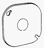 10 each: Raco 4 Round Blank Electrcial Box Cover (8724-5)