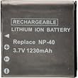 UltraLast ULCNP40 Digital Camera Battery Pack for Casio NP-40