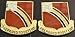 246th FA ARNG VA Distinctive Unit Insignia - Pair