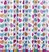 Danluolan Colorful Love Heart Bathroom Fabric Shower Curtain 71