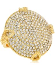 Devon Leigh Clear Diamond Illusion Medallion Ring, Size 7