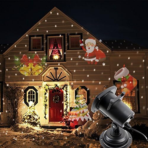 LeaTure Christmas LED Projection Lights Garden Lamp Lighting Waterproof Decoration Light for Christmas, Halloween, Party