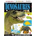 Les dinosaures : Autocollants, pochoir, dessin