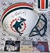 Dan Marino / Don Shula - Autographed Official Full Size NFL Helmet