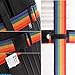 Heavy Duty Adjustable Long Cross Luggage Strap Packing Belt Suitcase Rainbow Security Straps