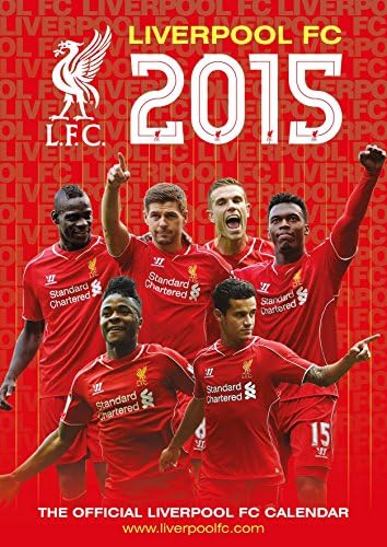 LIVERPOOL FC 2015 OFFICIAL UK LARGE A3 SIZE WALL CALENDAR BRAND NEW & FACTORY SEALED