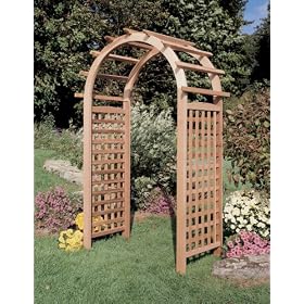 English Rose 42 Arbor by RUSTIC NATURAL CEDAR