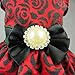 Fitwarm® Elegant Rose Bowknot Belt Dog Dress for Pet Cat Coat Vest Clothes, Medium