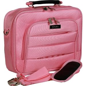 10 inch Pink Netbook Notebook Shoulder Messenger Bag / Carry on Briefcase