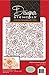 Designer Stencils C820 Paisley Henna Miniprint Stencil, Beige/semi-transparent