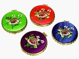 Satin Rose Pocket Mirror