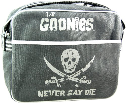 The Goonies 'Never Say Die' Grey Skull Retro Sports Bag