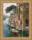 Lake Como  Villa  Tapestry (36 x 48 in)(91 x 121 cm)