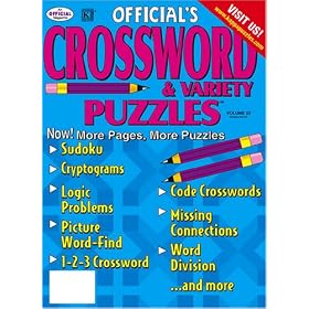 Officials Crossword and Variety Puzzles by