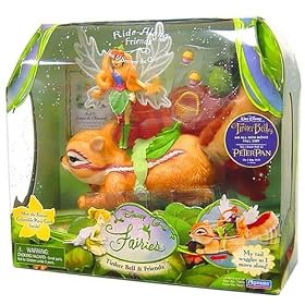 Click here to buy 3.5 Disney Fairies - Ride-Along Friends: Beck and Scamper the Chipmunk by Playmates.