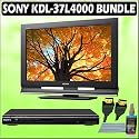 Sony Bravia L-Series KDL-37L4000 37-inch 720P LCD HDTV + Sony DVD Player w/ Accessory Kit