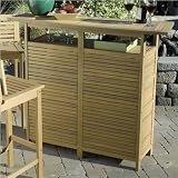 Home Styles 5660-99 Bali Hai Cabinet Outdoor Bar - Natural