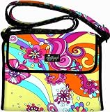 Capitola Beach Shoulder Flap Bag- Flower Power
