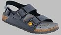 Alpro Fersenriemen ''S 440 ESD'' aus Birko-Flor in basalt mit normalem Fussbett und antistatik Sohle