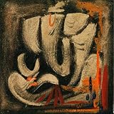 11X11 Square Ganesh Wall Canvas
