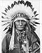 Photographic Print of A Native American chief wearing his headdress. from Heritage-Images