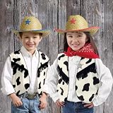Cow Print Vest (1) Party Supplies