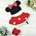 Towall 1 Set Vivid Lovely Hat+Skirt+Shoes Crochet Knit Photo Prop Costume For Girl Infant Baby