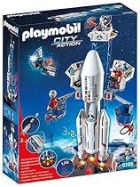 PLAYMOBIL Space Rocket with Launch Site Building Kit
