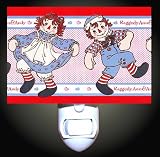 Raggedy Ann and Andy Decorative Night Light