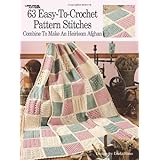 63 easy to crochet pattern stitches combine to make an heirloom afghan leisure arts 555