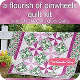 A Flourish of Pinwheels Quilt Kit by Debbie Beaves - McCall's Quick Quilts March 2010 Issue