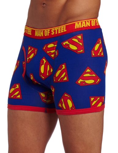 Briefly Stated Men's Superman Boxer Brief