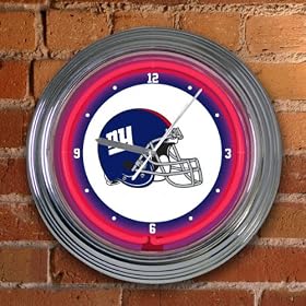 New York Giants 15in Neon Wall Clock