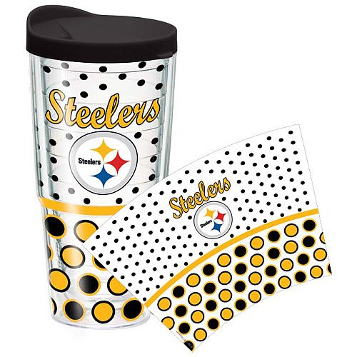 Wrap NFL Pitt Dot 24-Ounce Each