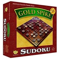 Golden Spike Deluxe Wooden Sudoku Board Game - A Sudoku Game Board Masterpiece