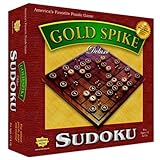 Golden Spike Deluxe Wooden Sudoku Board Game - A Sudoku Game Board Masterpiece