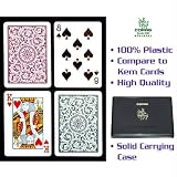 Copag Jumbo Index Cards (Green - Burgundy)