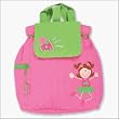 Stephen Joseph Girls Quilted CHEER Backpack