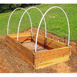HEAVY-DUTY STEEL Raised Bed Garden Frame Kit - GV18-4-08, 4'W x 8-10'L x 18Tall, Vert Side by 