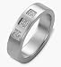 14 Karat Designer White Gold Diamond Wedding Band Ring