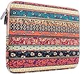 Laptop Sleeve, PLEMO Bohemian Style Canvas Fabric 15-15.6 Inch Laptop / Notebook Computer / MacBook / MacBook Pro Sleeve Case Bag Cover